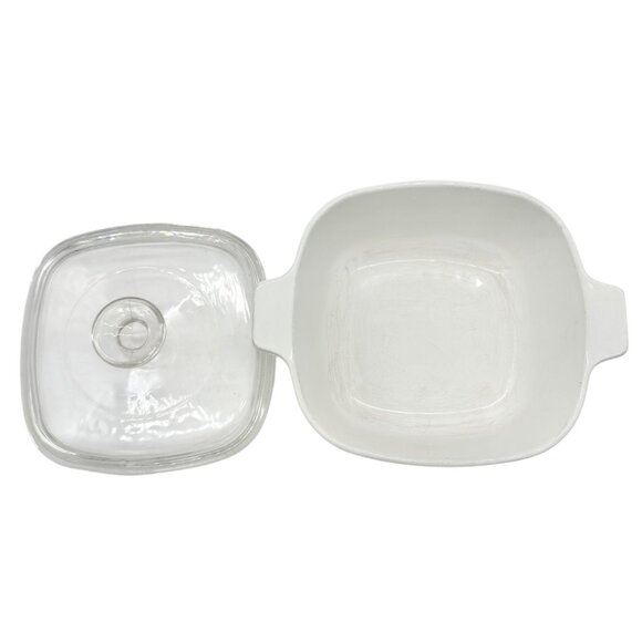 Vintage Corning Ware Blue Cornflower 1.5 Qt and 12 Oz Baking Dishes with Lids - Picture 3 of 10